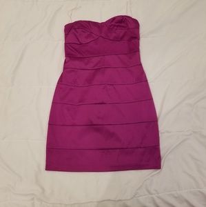 3/$12 Charlotte russe strapless purple dress